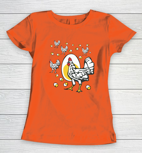 Roseanne Chicken Shirt  Funny Roseanne Rooster and Egg Women's T-Shirt 2