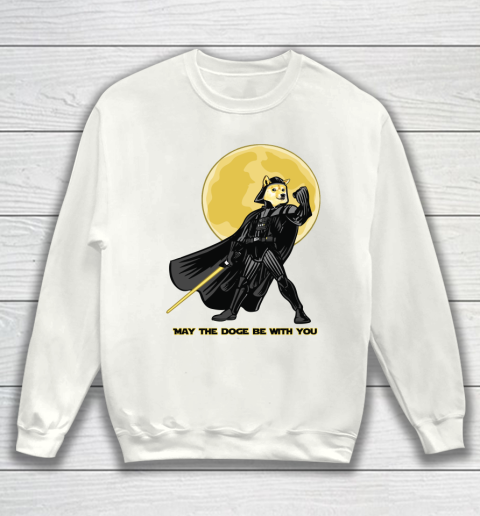 Dogecoin Star Wars Dark Vader DOGE WARS Funny Sweatshirt