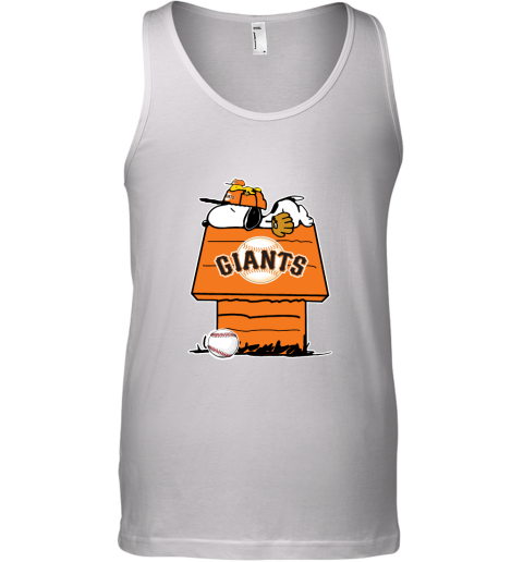 San Francisco Giants Snoopy And Woodstock Resting Together MLB Tank Top