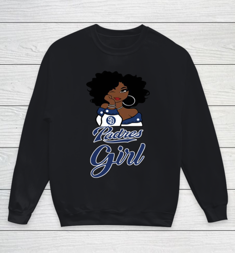 San Diego Padress Girl MLB Youth Sweatshirt