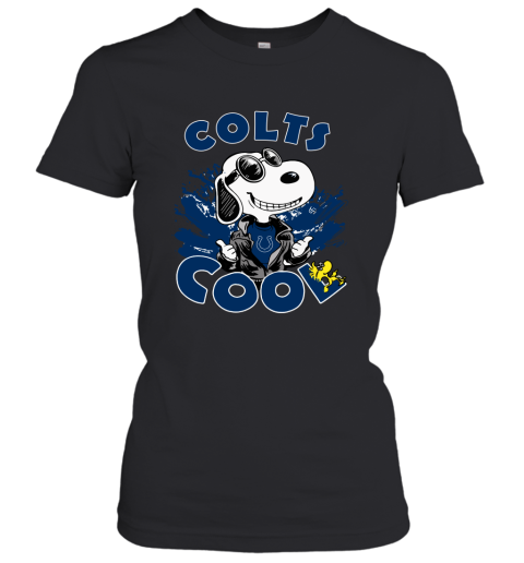 Indianapolis Colts Snoopy Joe Cool We're Awesome Women's T-Shirt