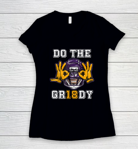 Do The Griddy 18 Women's V-Neck T-Shirt