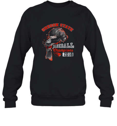 Oregon State Beavers Rising Baseball Helmet Champion Sweatshirt