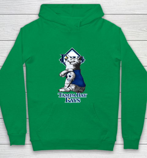 MLB Baseball My Cat Loves Tampa Bay Rays Youth Hoodie 4