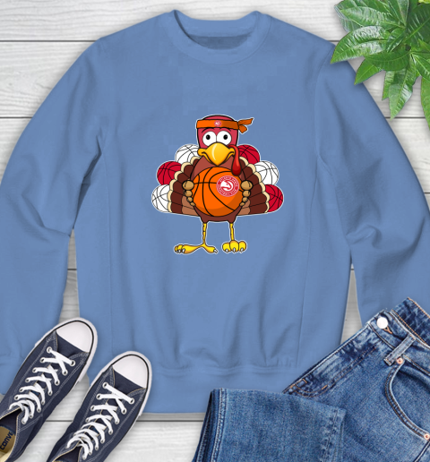 Atlanta Hawks Turkey thanksgiving day Sweatshirt 11