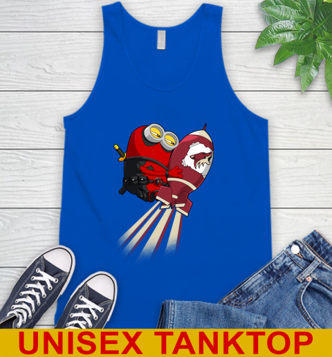 NHL Hockey Arizona Coyotes Deadpool Minion Marvel Shirt Tank Top 4