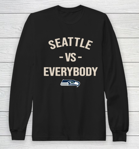 Seattle Seahawks Vs Everybody Long Sleeve T-Shirt