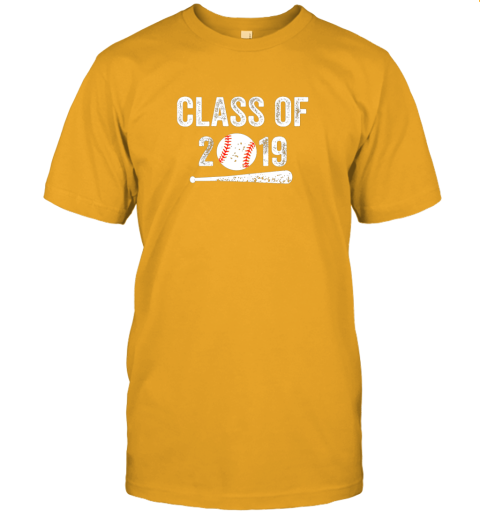 jrvf class of 2019 vintage shirt graduation baseball gift senior jersey t shirt 60 front gold