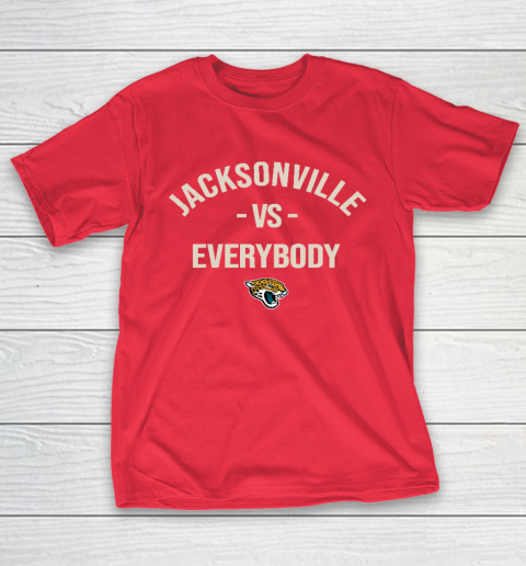 Jacksonville Jaguars Vs Everybody T-Shirt 9