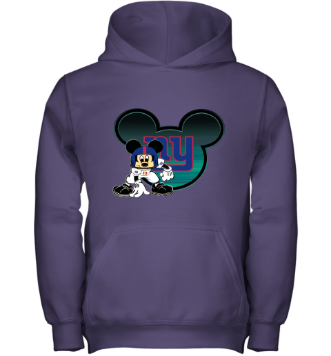 NFL New York Giants Mickey Mouse Disney Football T Shirt 0puMkVJBVZq youth hoodie 43 95 151514 front purple