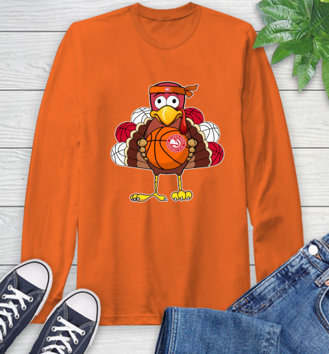 Atlanta Hawks Turkey thanksgiving day Long Sleeve T-Shirt 5