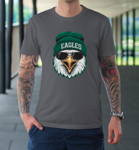 Cool Face Eagles With Sunglasses Vintage Funny T-Shirt 6