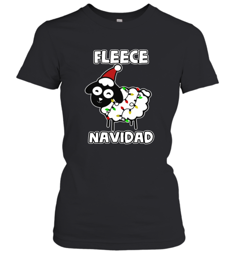 Sheep Fleece Navidad Ugly Christmas Women's T-Shirt