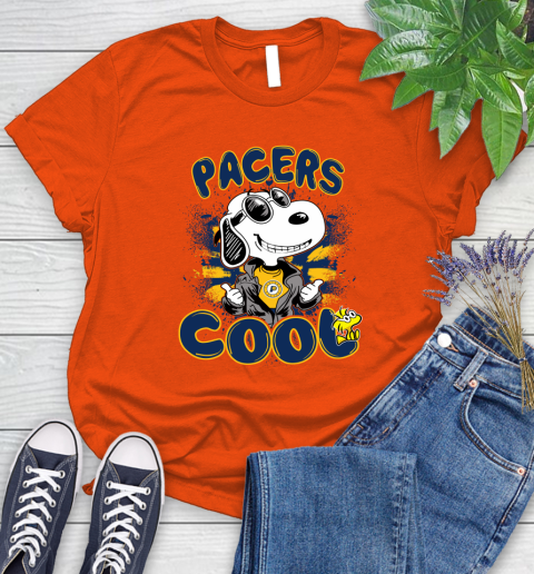 NBA Basketball Indiana Pacers Cool Snoopy Shirt Women's T-Shirt 3