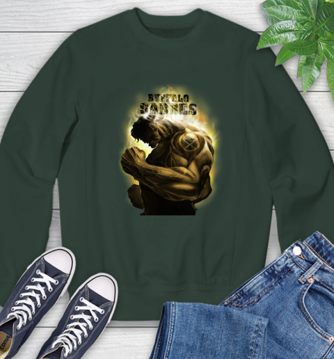 Buffalo Sabres NHL Hockey Hulk Marvel Avengers Sports Sweatshirt 12