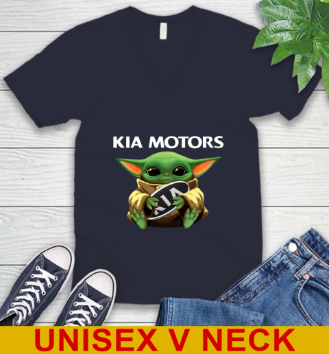 Star Wars Baby Yoda Hugs Kia Motors Car Shirt 48