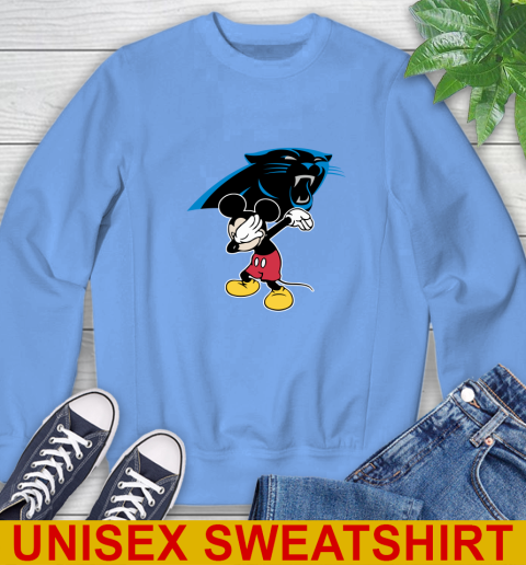 Carolina Panthers NFL Football Dabbing Mickey Disney Sports Sweatshirt 11