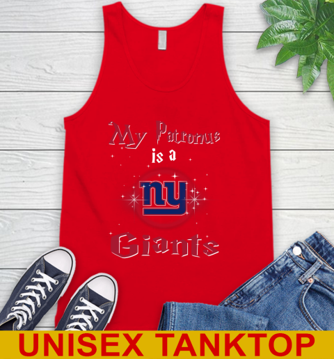 NFL Football Harry Potter My Patronus Is A New York Giants Tank Top 5