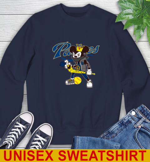 San Diego Padres MLB Baseball Mickey Peace Sign Sports Sweatshirt 3