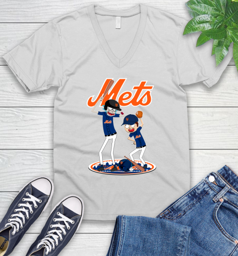 MLB New York Mets Rick And Morty Baseball 49