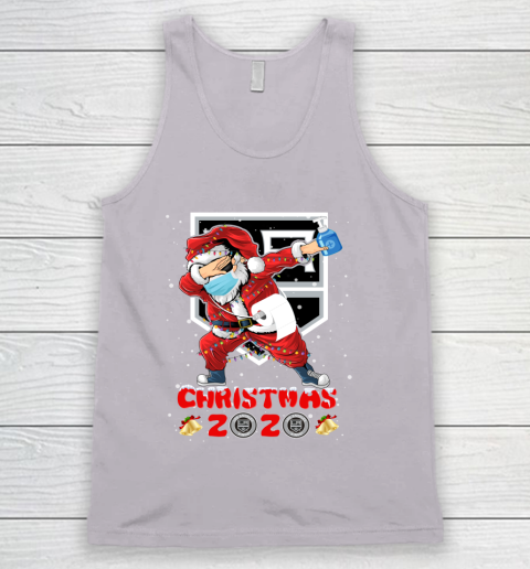Los Angeles Kings Funny Santa Claus Dabbing Christmas 2020 NHL Tank Top 3