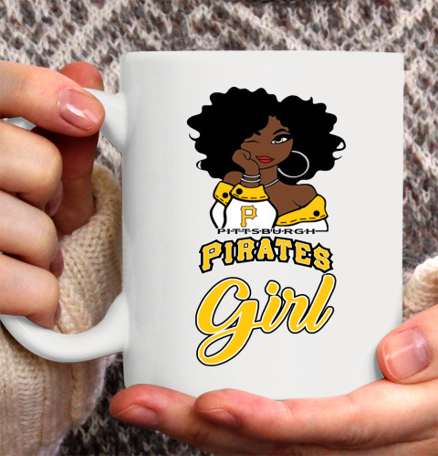 Pittsburgh Piratess Girl MLB Ceramic Mug 11oz 2