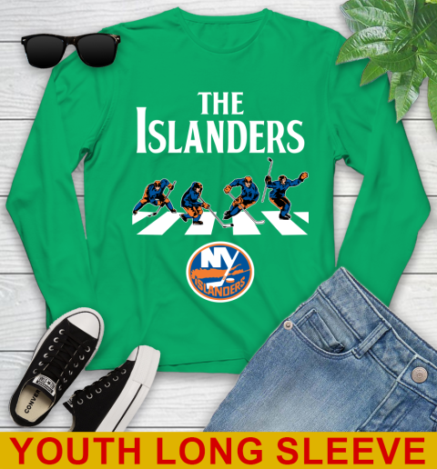 NHL Hockey New York Islanders The Beatles Rock Band Shirt Youth Long Sleeve 7