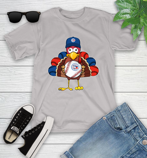 Toronto Blue Jays Turkey thanksgiving Youth T-Shirt 12