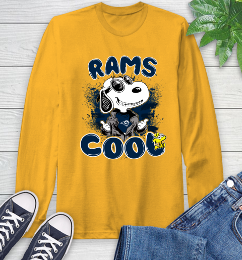 NFL Football Los Angeles Rams Cool Snoopy Shirt Long Sleeve T-Shirt 2