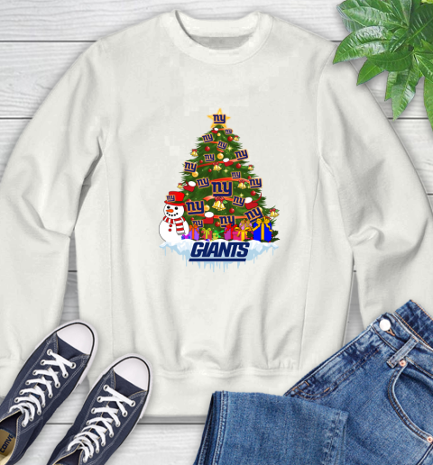 New York Giants Merry Christmas NFL Football Sports Sweatshirt