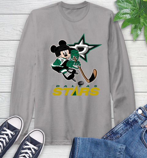 NHL Dallas Stars Mickey Mouse Disney Hockey T Shirt Long Sleeve T-Shirt 6