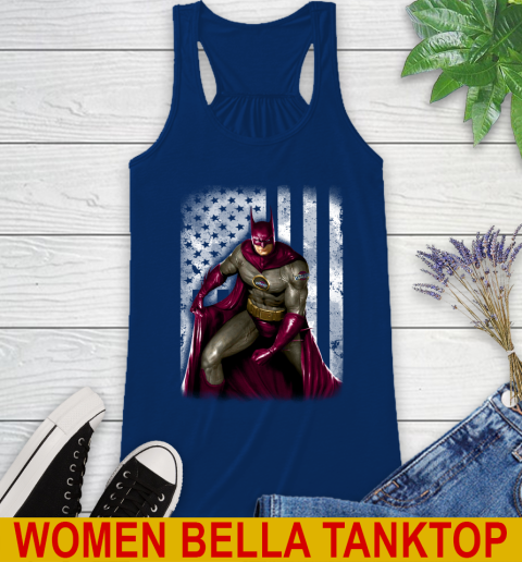 Cleveland Cavaliers NBA Basketball Batman DC American Flag Shirt Racerback Tank 7