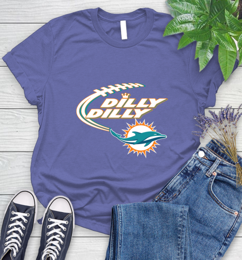 NFL Miami Dolphins Dilly Dilly Football Sports Women's T-Shirt 11