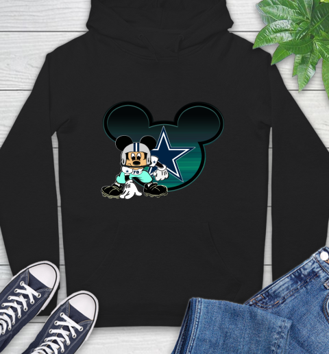 NFL Dallas Cowboys Mickey Mouse Disney Football T Shirt Hoodie 2