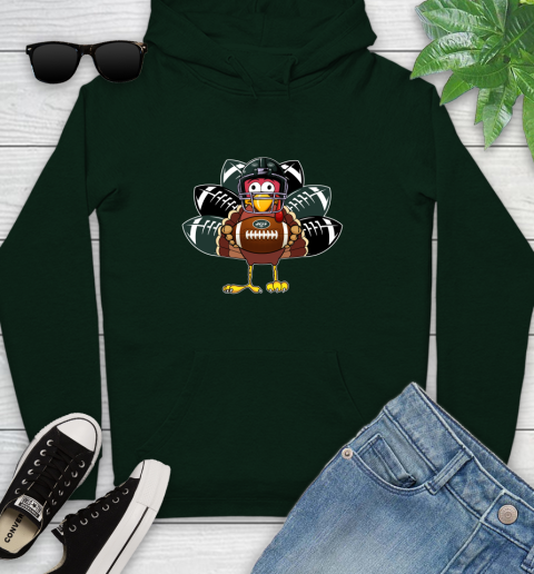 New York Jets Turkey Thanksgiving Day Youth Hoodie 13