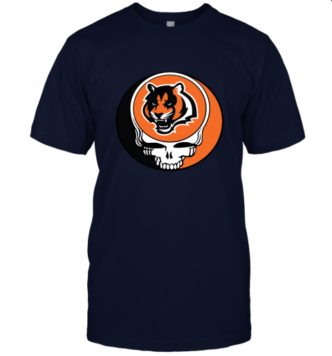 NFL Team Cincinnati Bengals X Grateful Dead Logo Band Youth Sweatshirt 