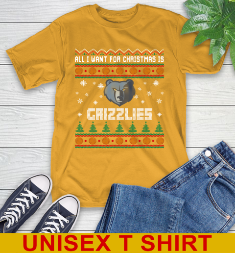 NBA All I Want For Christmas Is Memphis Grizzlies Basketball Sports 2