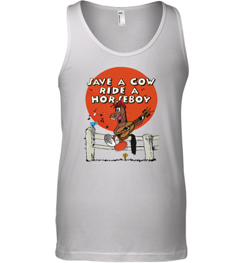 Save A Cow Ride A Horse Boy Tank Top