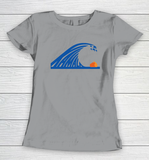 Blue Wave For Kamala Harris Trump Funny Women's T-Shirt 3