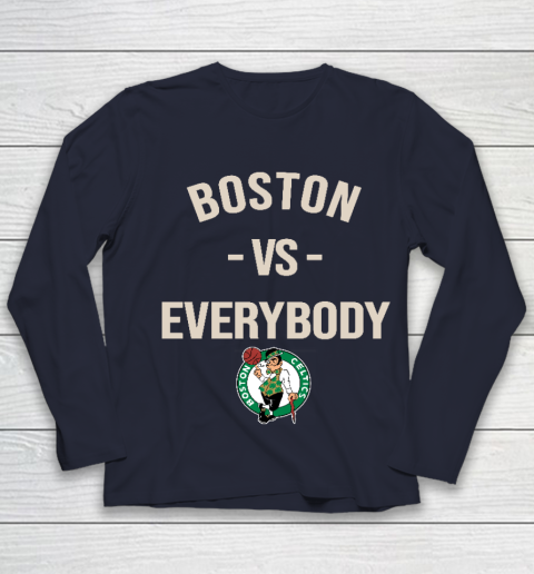 Boston Celtics Vs Everybody Youth Long Sleeve 2