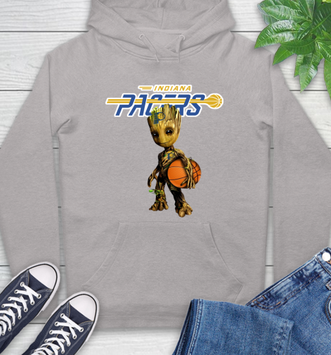 Indiana Pacers NBA Basketball Groot Marvel Guardians Of The Galaxy Hoodie 12