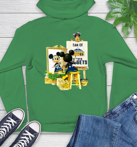 NBA Basketball Denver Nuggets Mickey Drawing Shirt 21