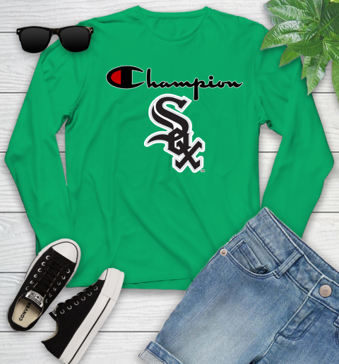MLB Baseball Chicago White Sox Champion Shirt Youth Long Sleeve 4