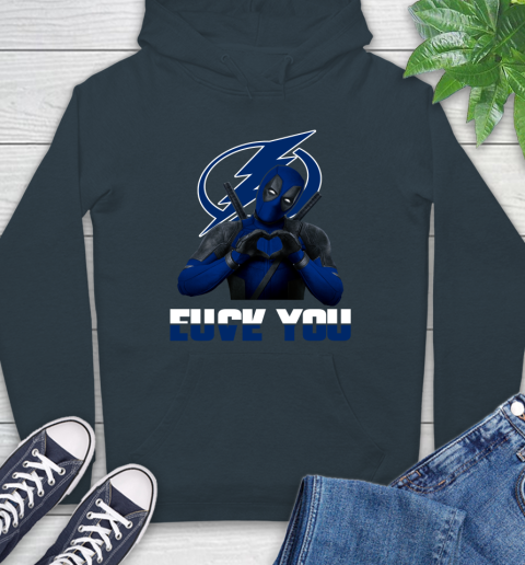 NHL Tampa Bay Lightning Deadpool Love You Fuck You Hockey Sports Hoodie 7