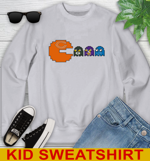 Chicago Bears NFL Football Pac Man Champion Youth Sweatshirt 4