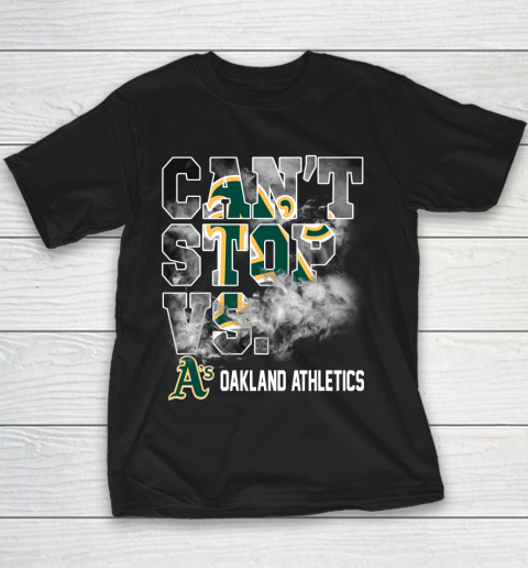MLB Oakland Athletics Baseball Can't Stop Vs Athletics Youth T-Shirt