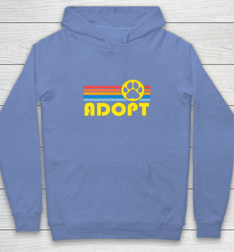 Rescue Animal Adoption Adopt Cat or Dog Vintage Retro Sunset Youth Hoodie 8