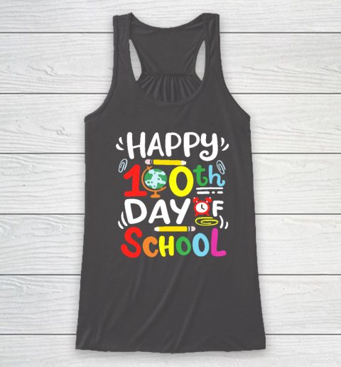 Happy 100th Day Of School 100 Days Of School Teacher Student Racerback Tank 6