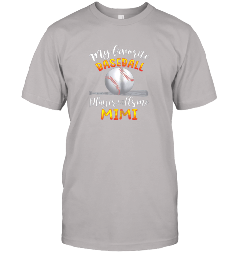 utmr my favorite baseball player calls me mimi mother39 s day jersey t shirt 60 front ash