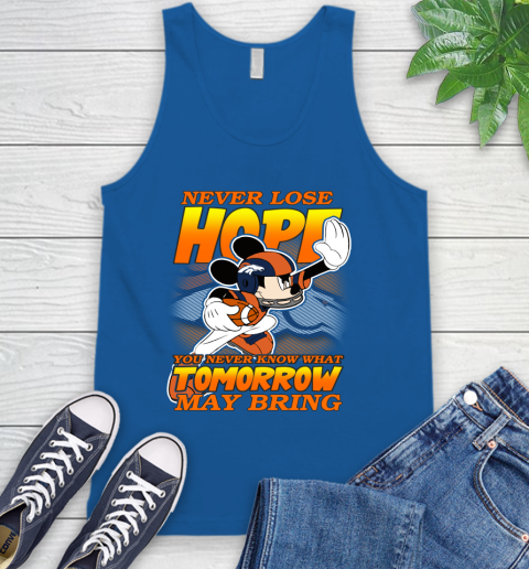 Denver Broncos NFL Football Mickey Disney Never Lose Hope Tank Top 4